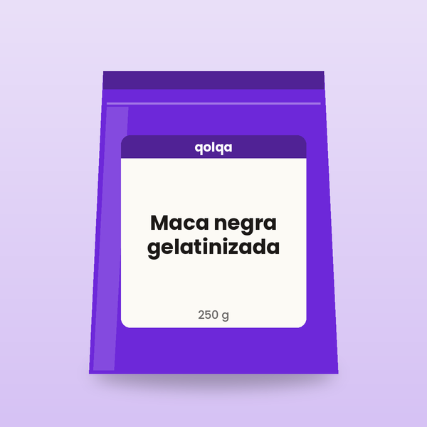 Maca negra gelatinizada